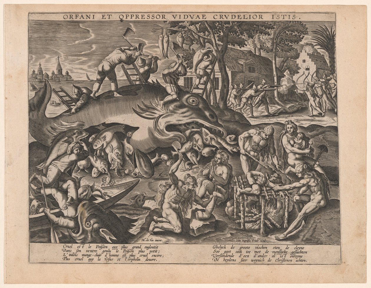 Die großen Fische fressen die kleinen von Maarten de Vos