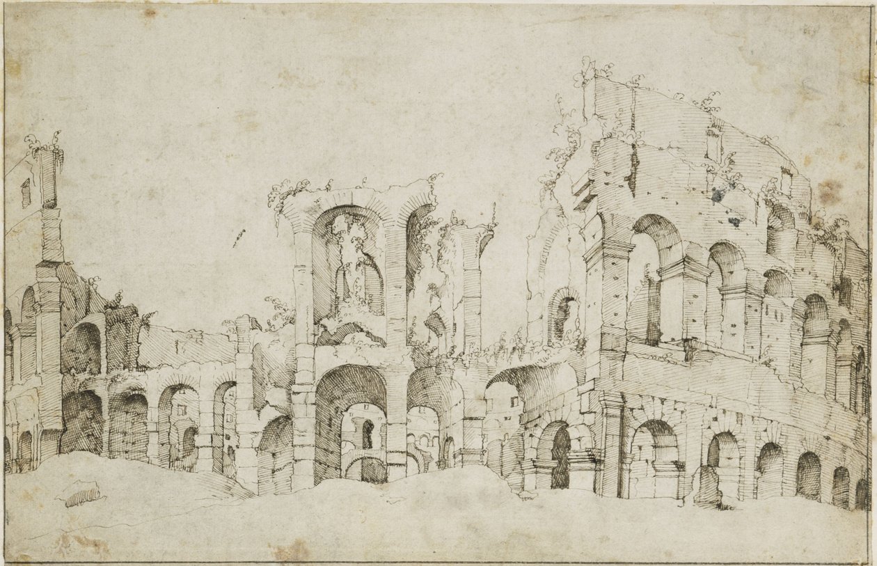 Maarten van Heemskerck - Rom, das Kolosseum von Maarten van Heemskerck