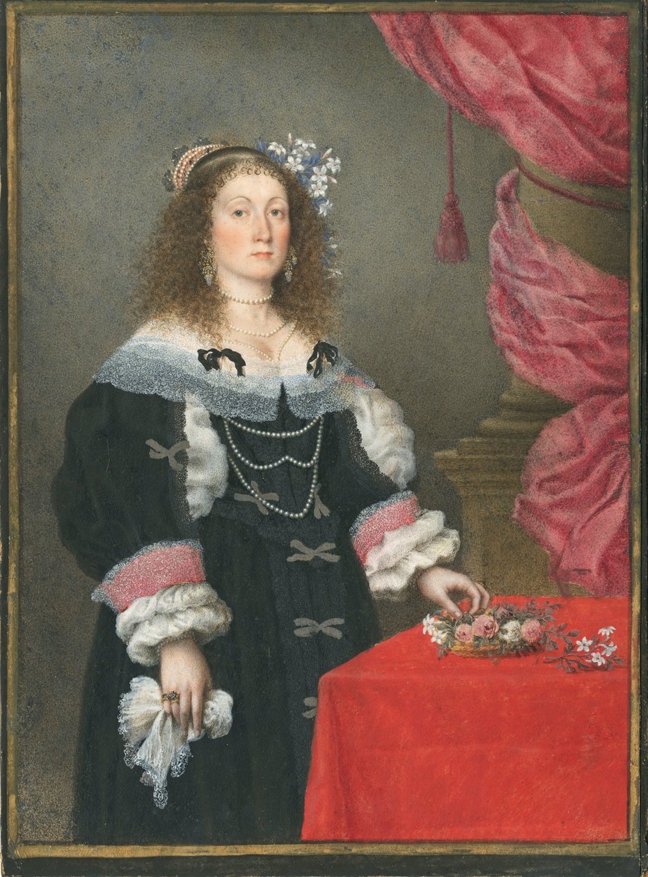 Porträt einer Dame von hohem Rang von Maddalena Corvina