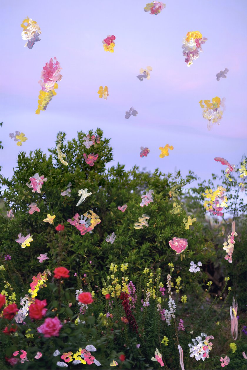 Abstrahierte Blumen von Madeleine Gross