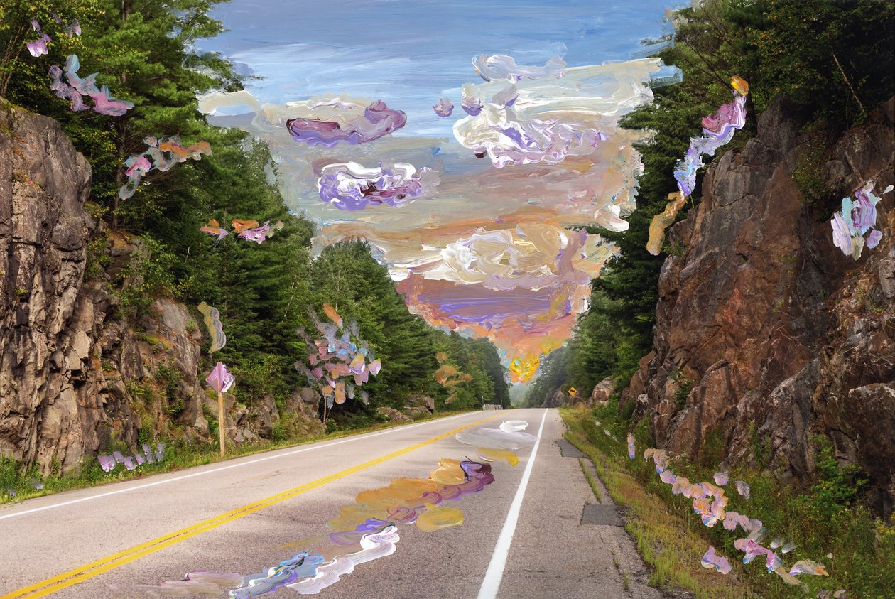 Landstraße, 2020 von Madeleine Gross