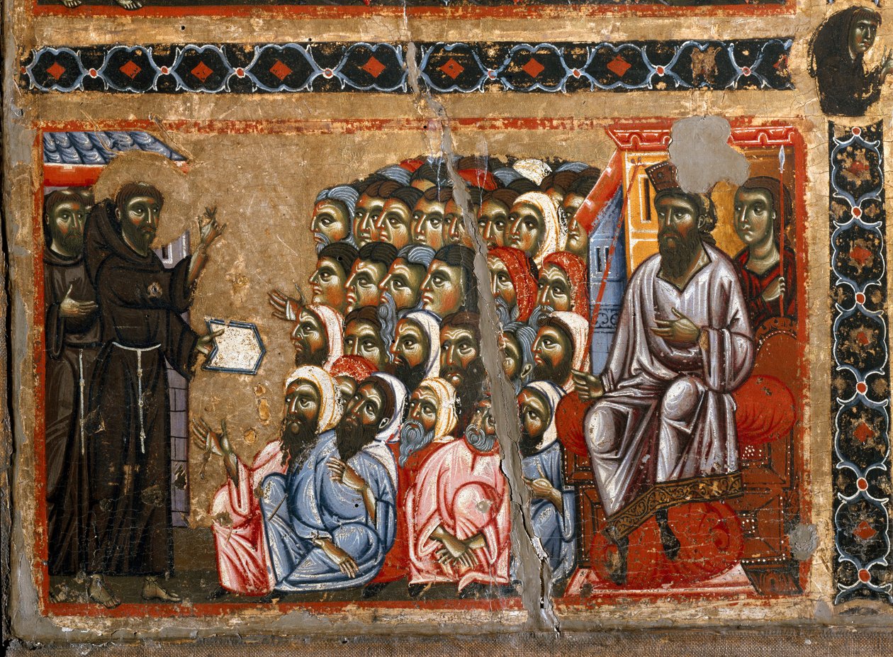 Geschichte des Lebens des heiligen Franziskus vom Altarbild von San Francesco d