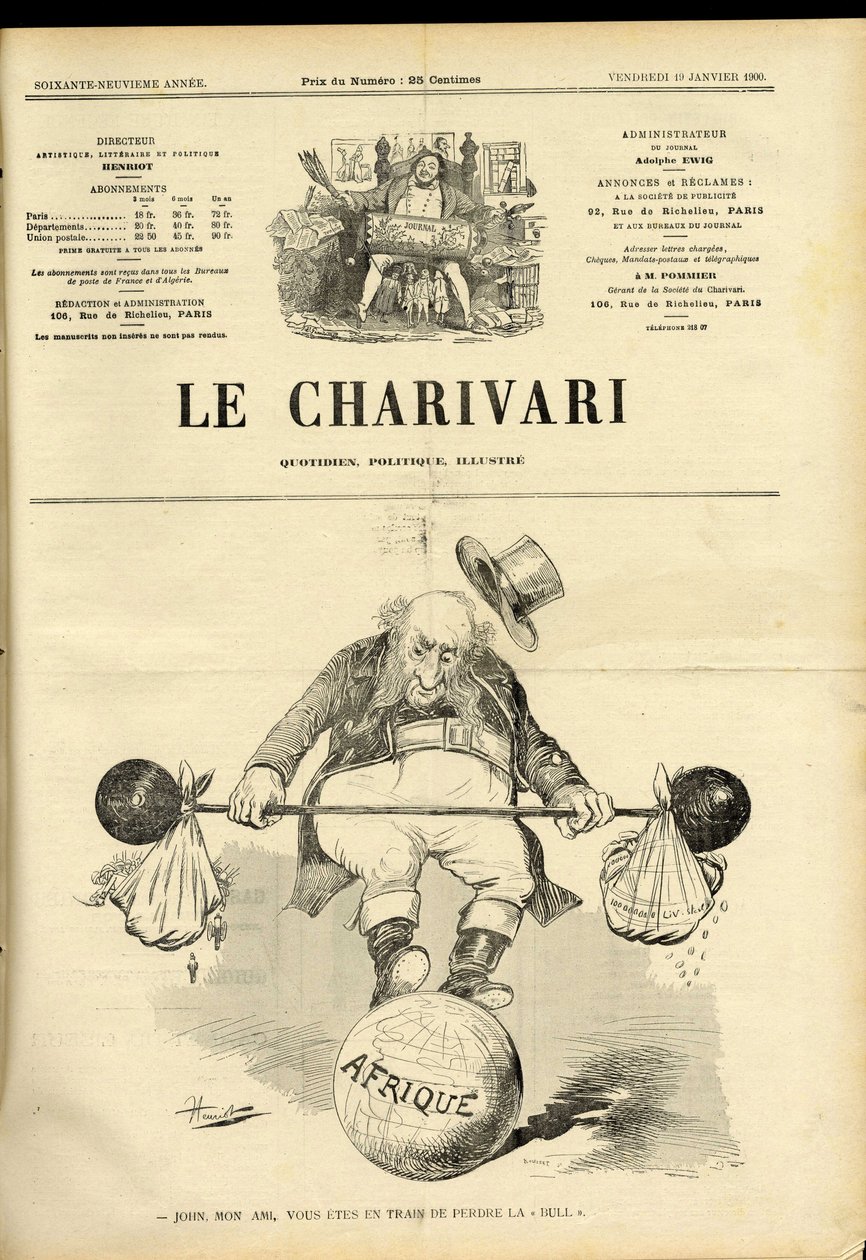 Titelblatt von Le Charivari von Henri Maigrot