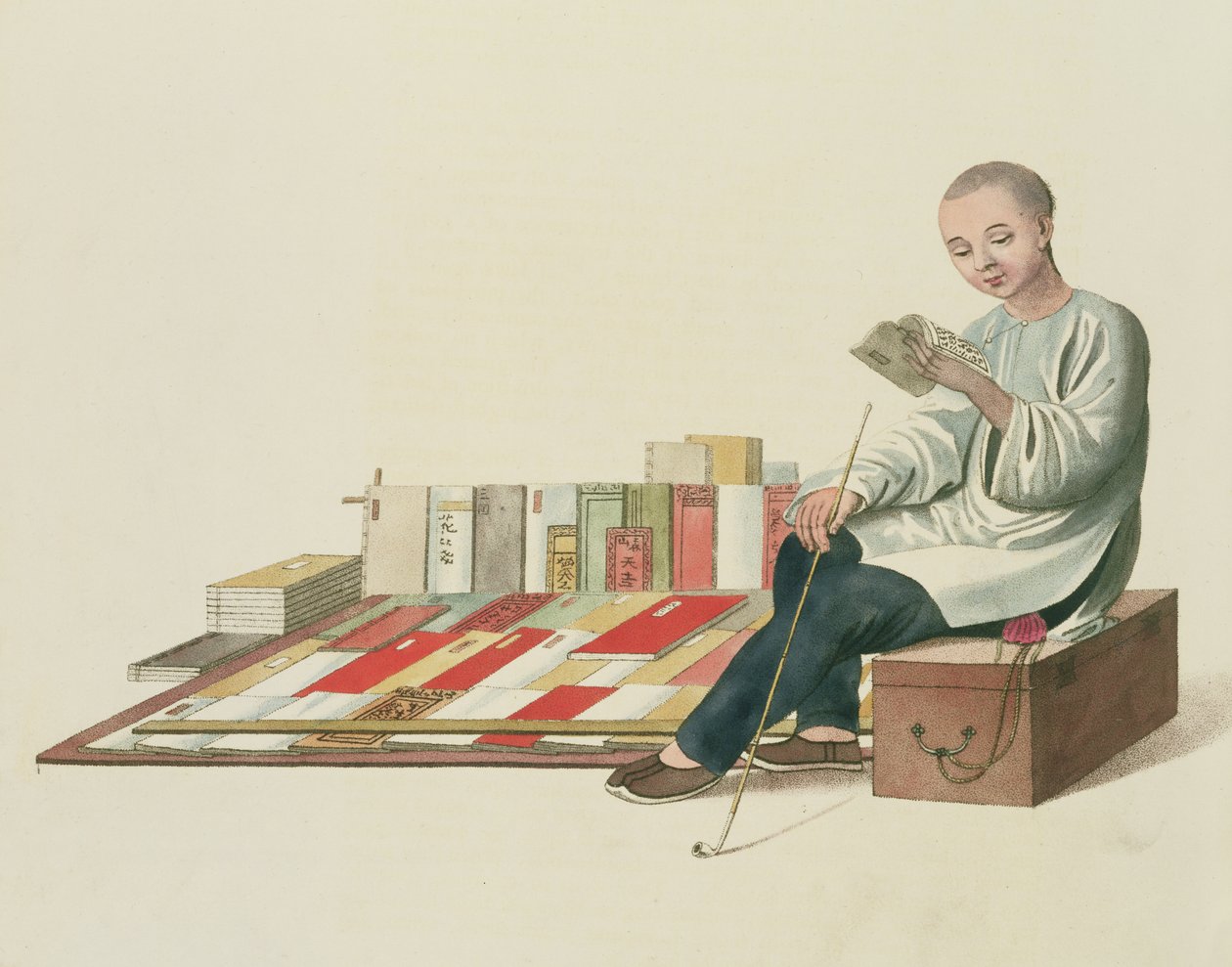 Ein Buchhändler, Tafel 6 aus 
