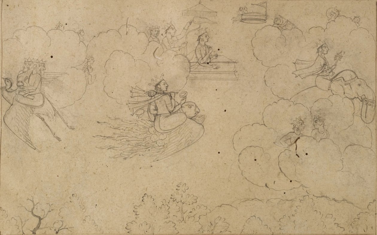 Brahma und Vishnu von Manaku