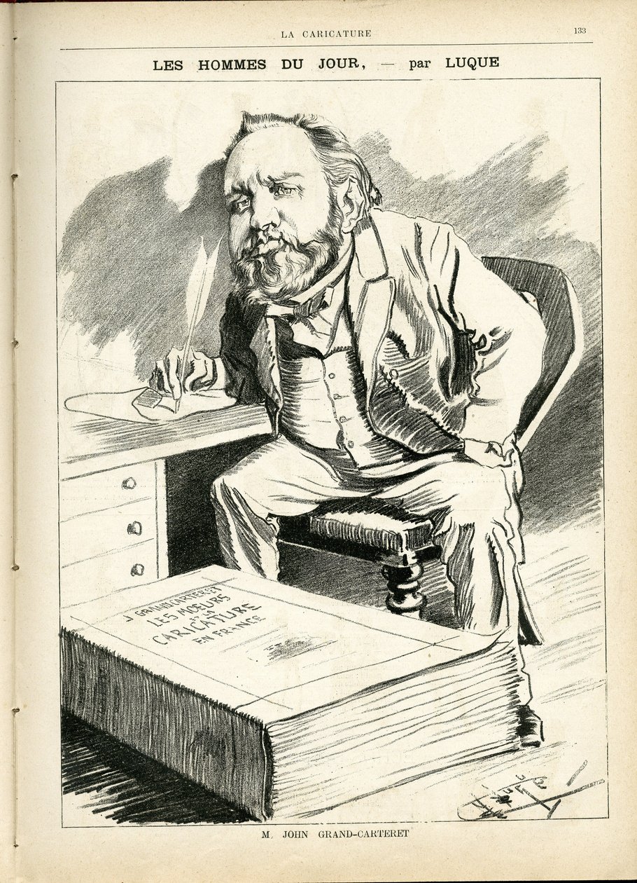 Illustration von Manuel Luque (1854-1919) in La Caricature (1880) von Manuel Luque
