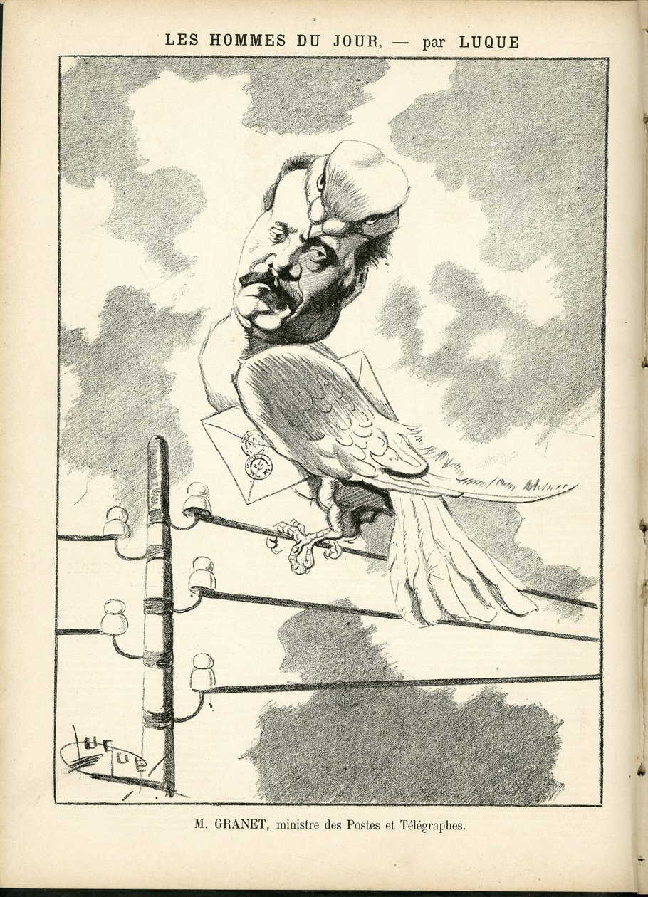Illustration von Manuel Luque (1854-1919) in La Caricature (1880) von Manuel Luque