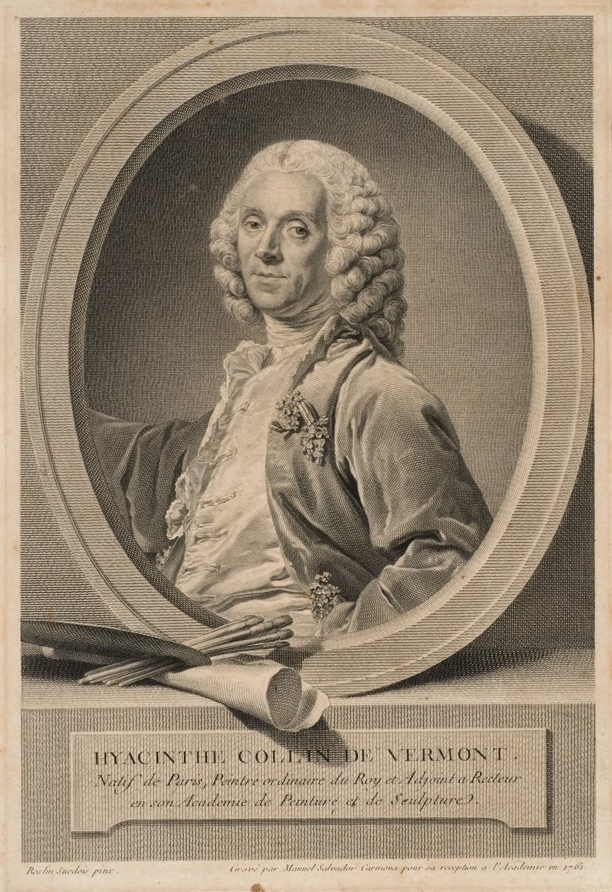 Hyacinthe Collin de Vermont, 1693-1761, Maler und Akademiemitglied von Manuel Salvador Carmona