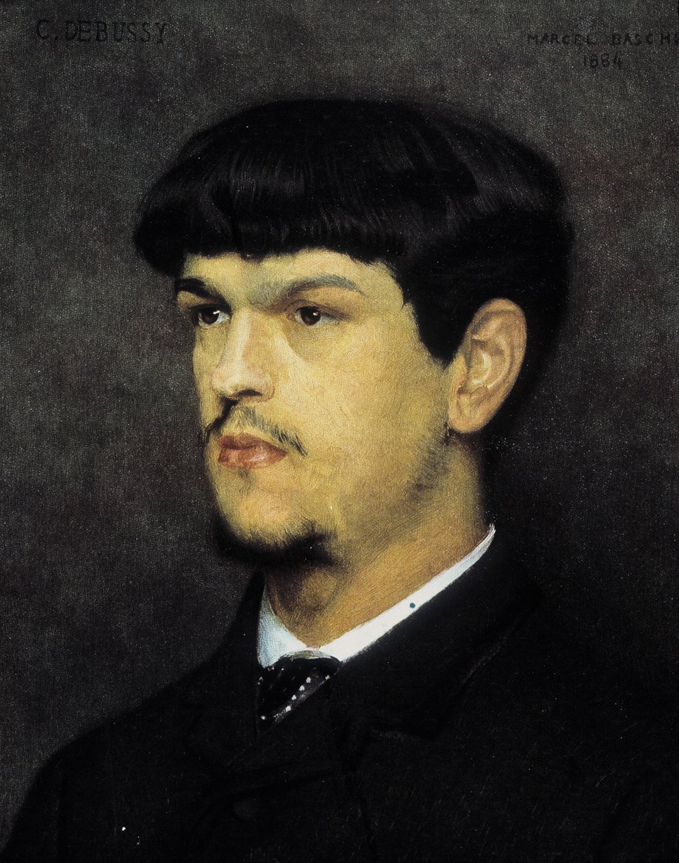 Porträt von Claude Debussy von Marcel Andre Baschet von Marcel Andre Baschet