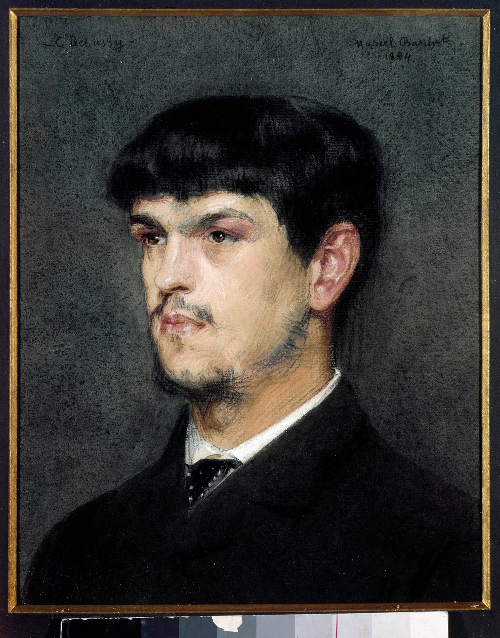 Porträt des französischen Komponisten Claude Debussy von Marcel Andre Baschet