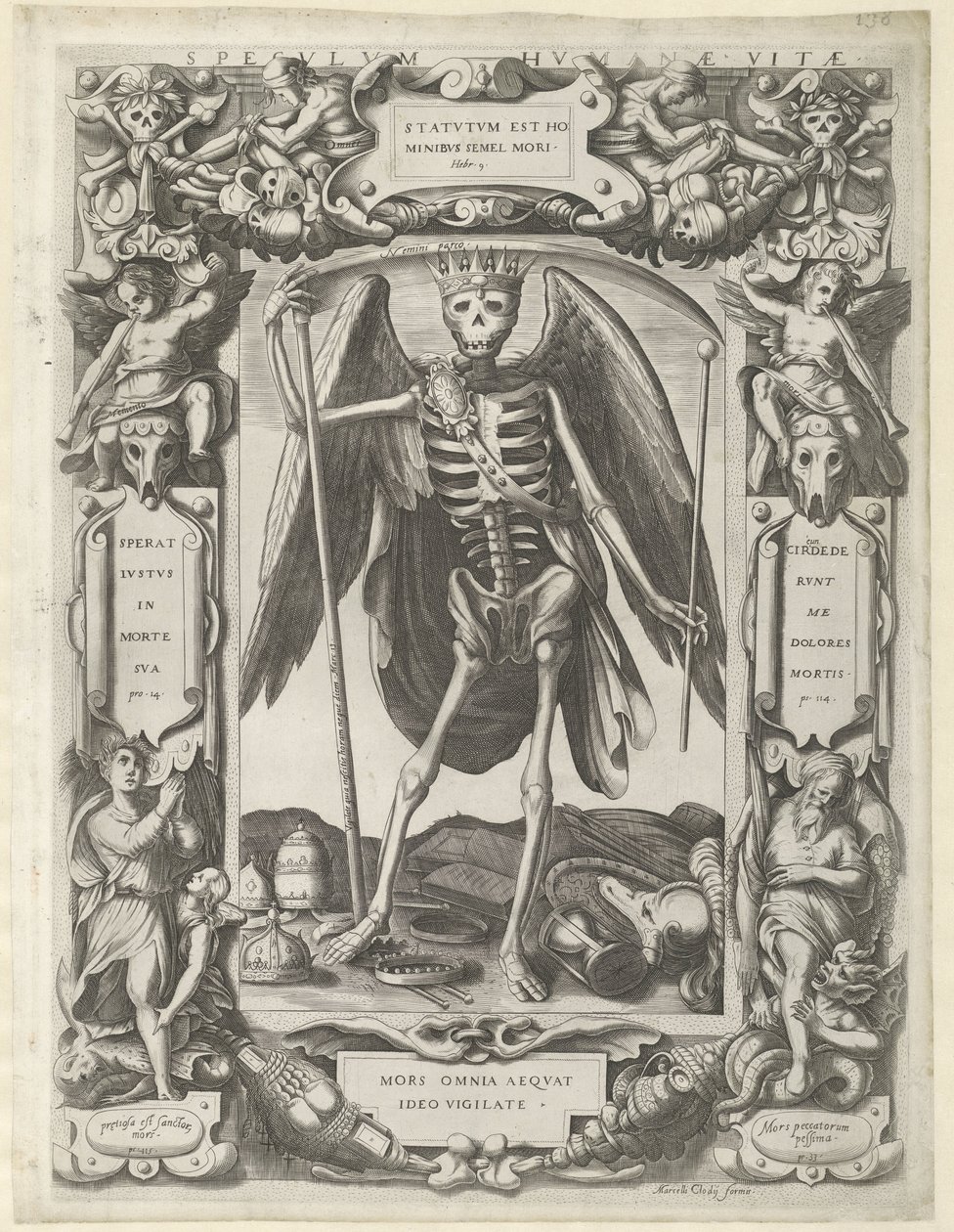 Spiegel des menschlichen Lebens (Speculum Humanae Vitae) von Marcello Clodio
