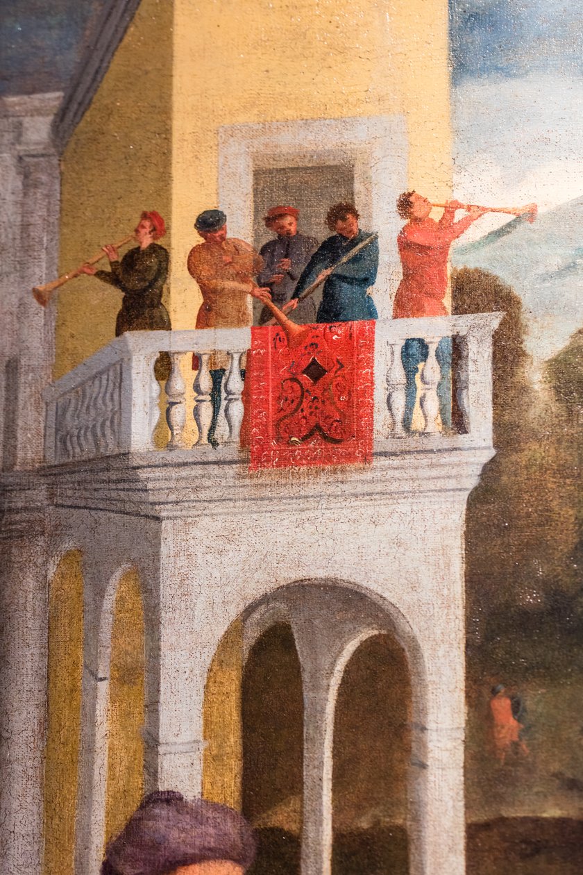 Die Rückkehr des verlorenen Sohnes (Detail) von Marcello Fogolino