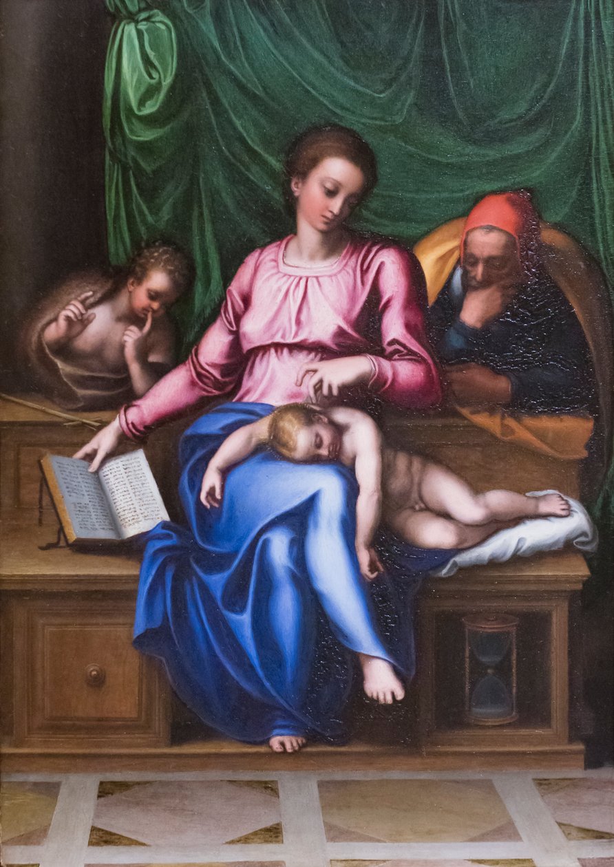 Heilige Familie und Johannes der Täufer von Marcello Venusti