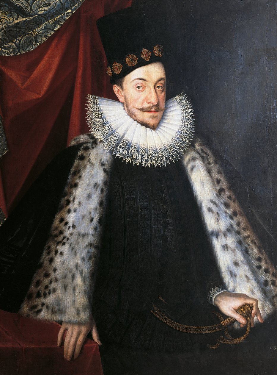 Porträt von Sigismund III. Vasa, König von Schweden und Polen, von Martin Kober von Marcin Kober