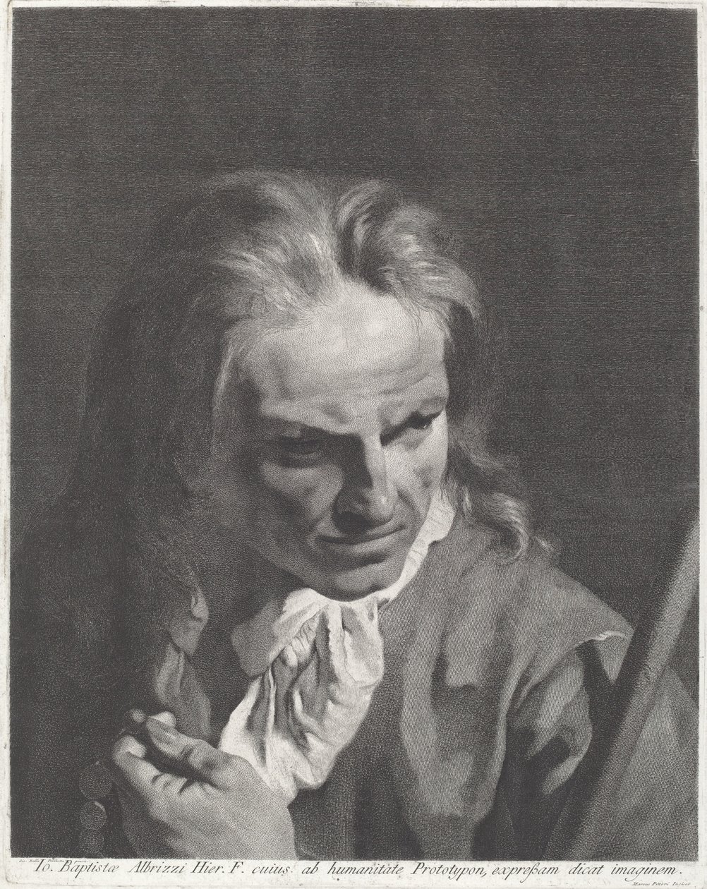Ein Gentleman-Pilger mit einem Rosenkranz von Marco Alvise Pitteri after Giovanni Battista Piazzetta
