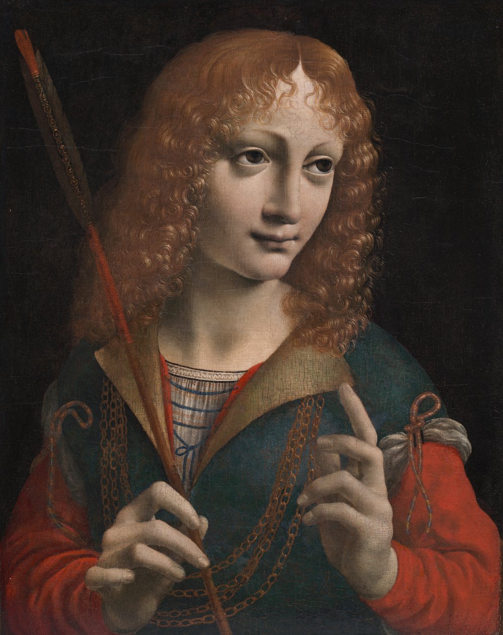 Porträt eines Jugendlichen als St. Sebastian von Marco d