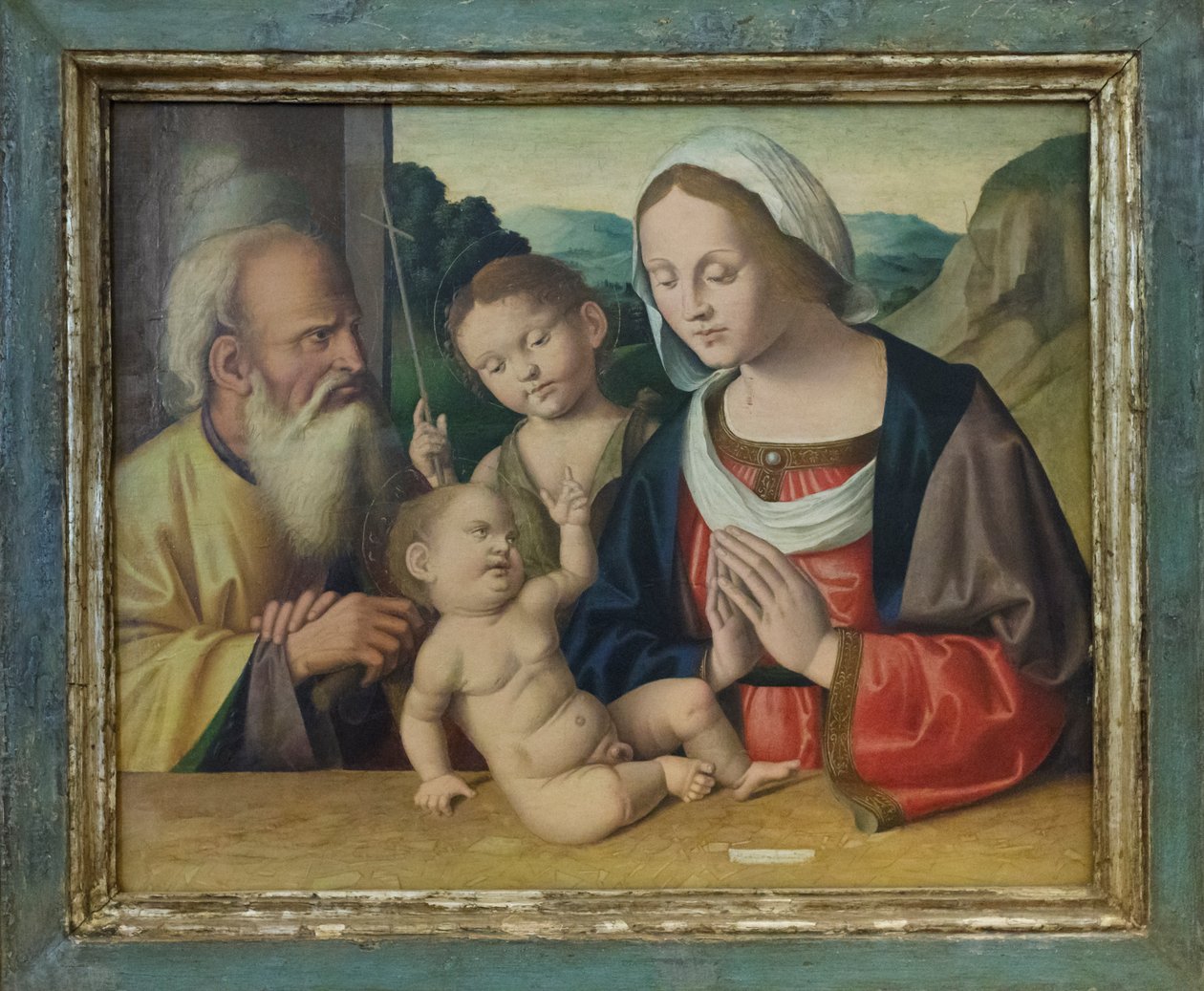 Heilige Familie mit Johannes dem Täufer, ca. 1525-39 von Marco Palmezzano