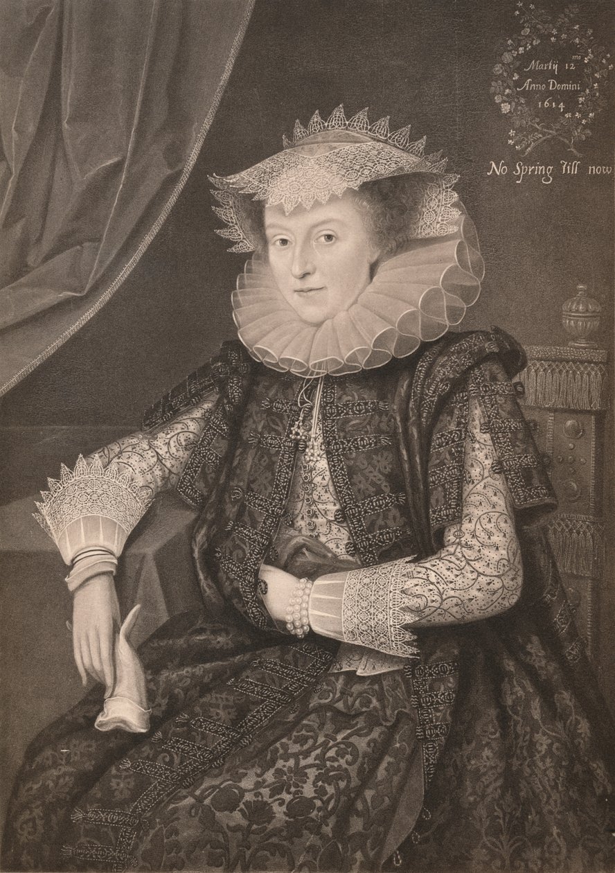 Mary Sidney, Gräfin von Pembroke, 1614 von Marcus Garret Gheeraerts the Younger