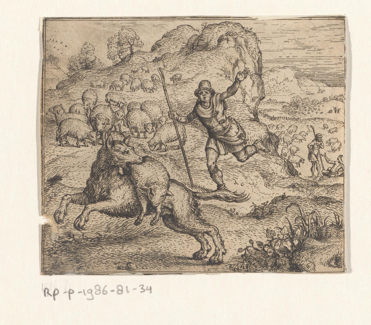Fabel vom Jungen, der Wolf rief von Marcus Gheeraerts (I)