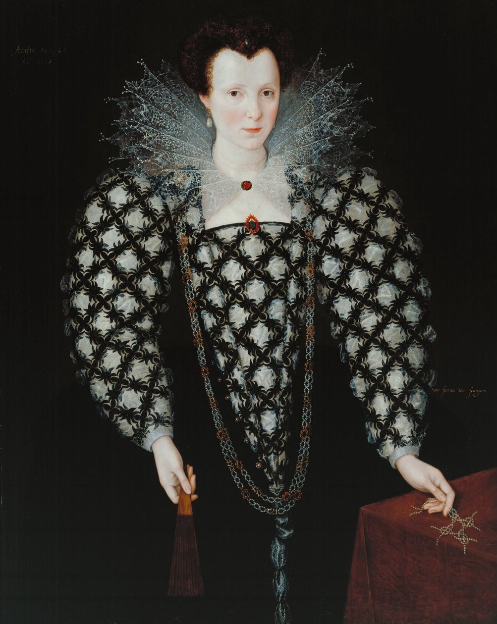 Porträt von Mary Rogers, Lady Harington von Marcus Gheeraerts the Younger