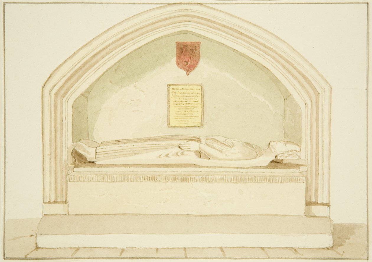 Denkmal von Robert, Earl of Gloucester, im südlichen Seitenschiff von St. James