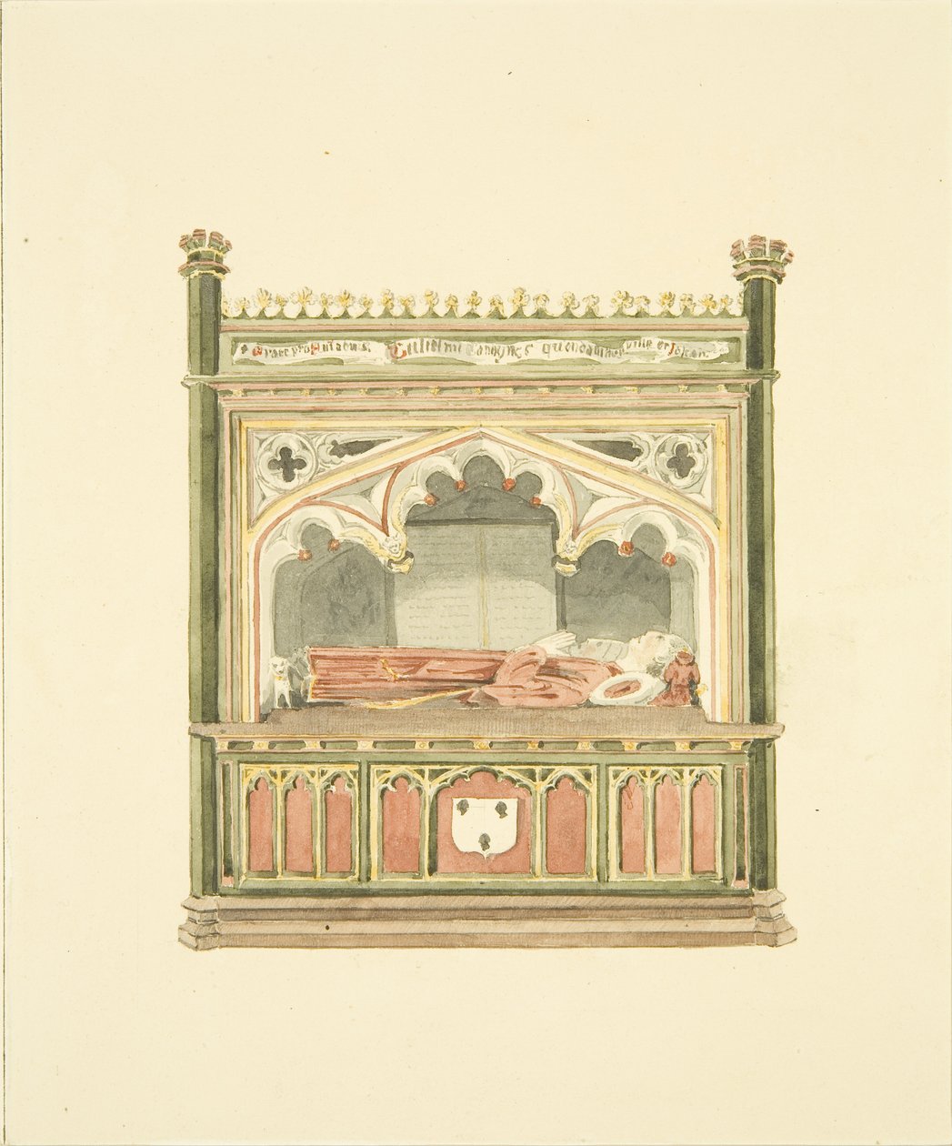 Denkmal für William Canynges in St. Mary Redcliffe von Marcus H. Homes