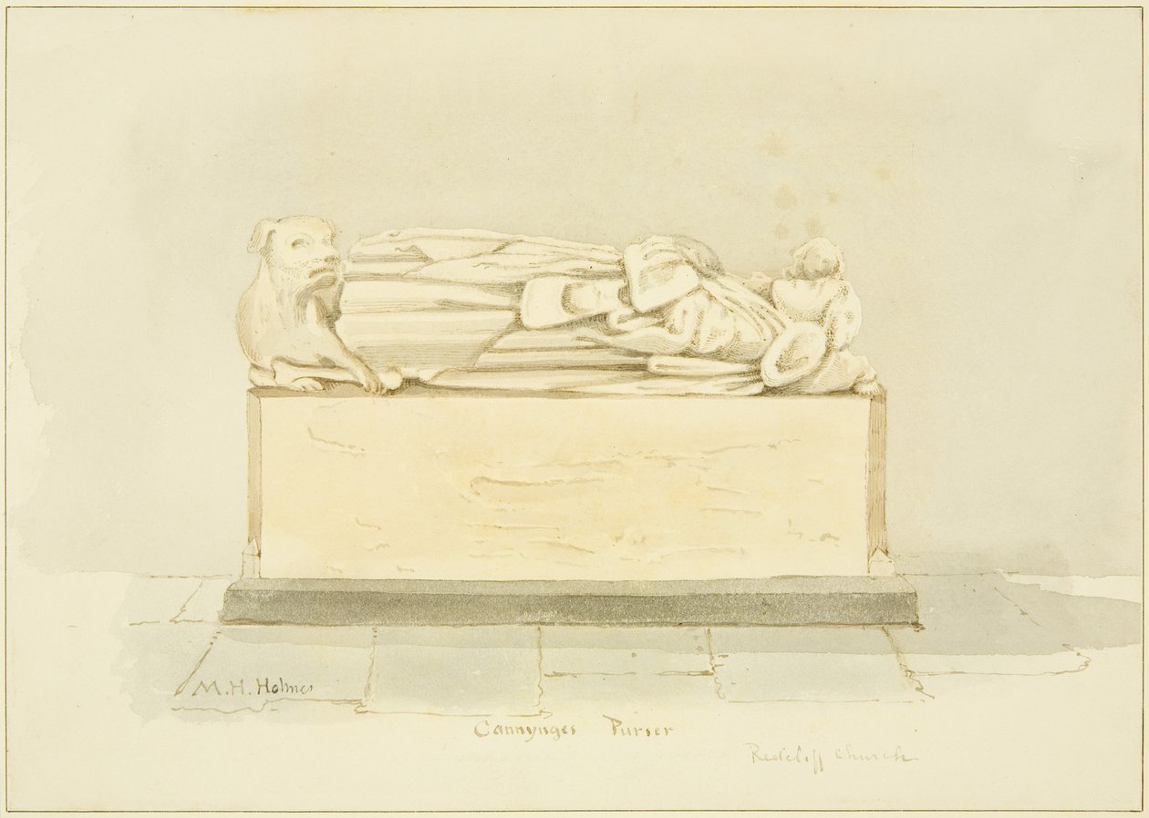 Grab des Geldträgers von Canynges in St. Mary Redcliffe von Marcus H. Homes