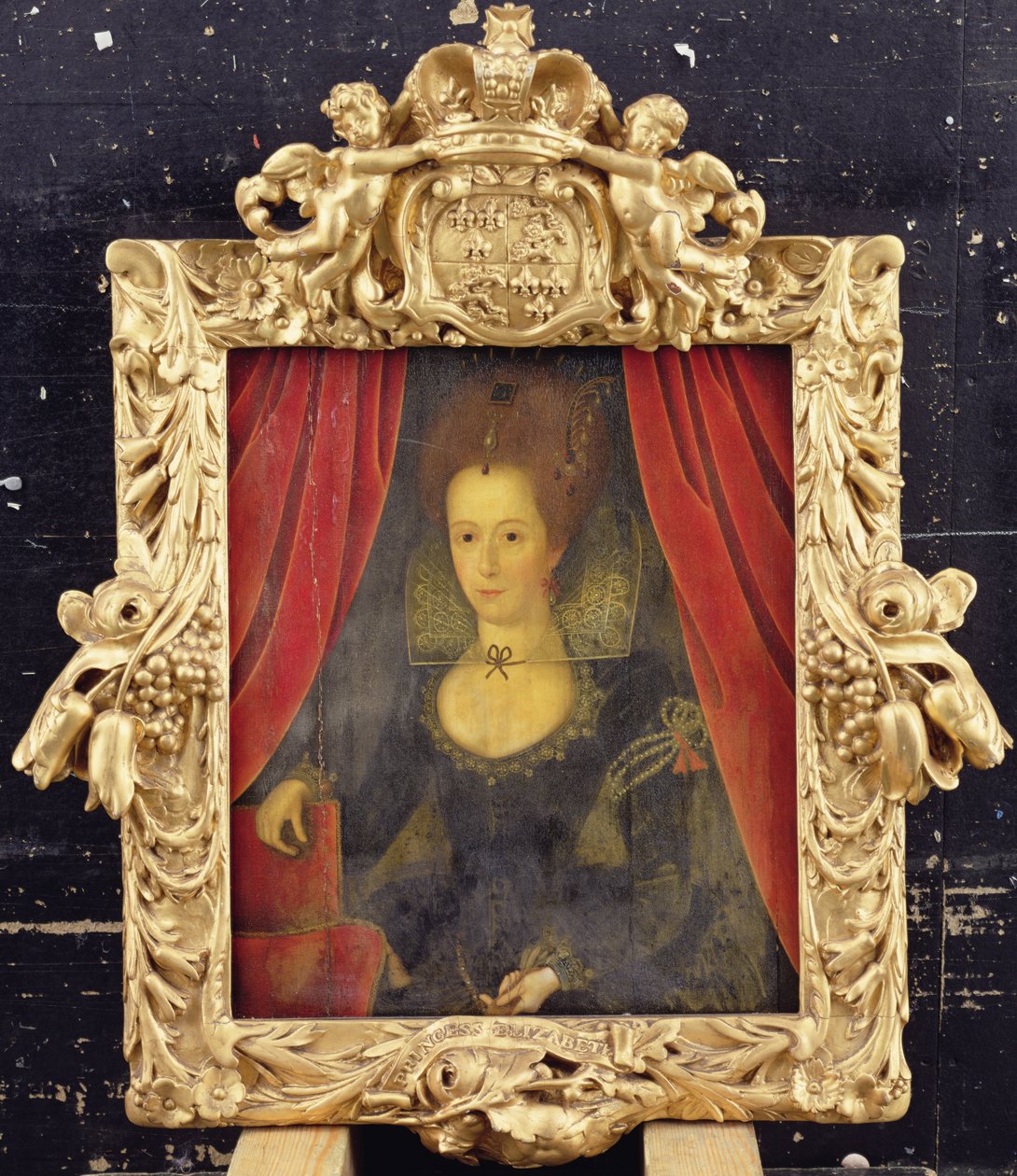 Porträt einer Dame, angeblich Prinzessin Elizabeth, ca. 1560 von Marcus the Younger (follower of) Gheeraerts