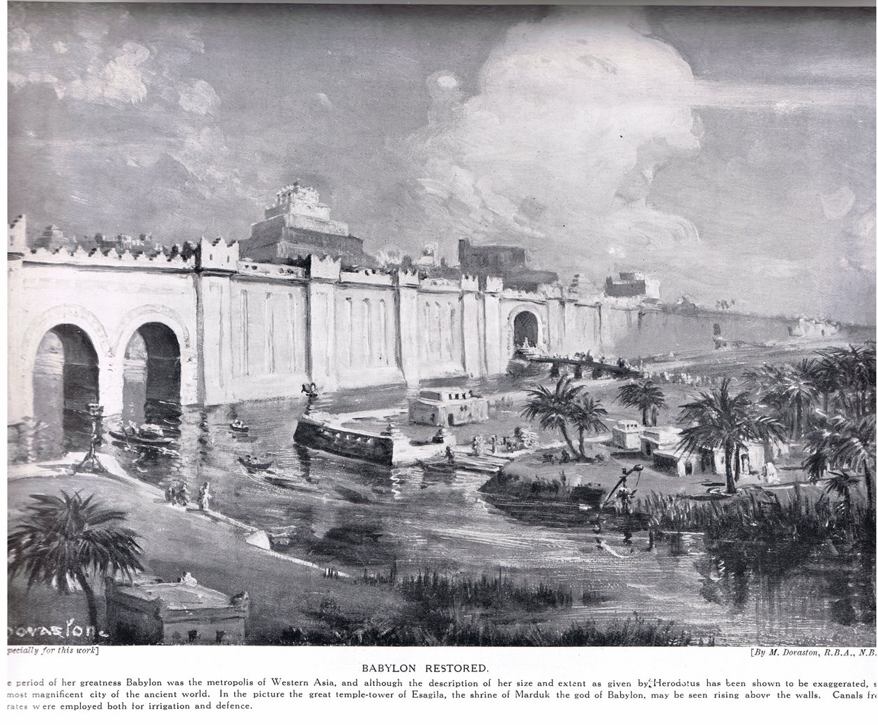 Babylon wiederhergestellt, Illustration aus 
