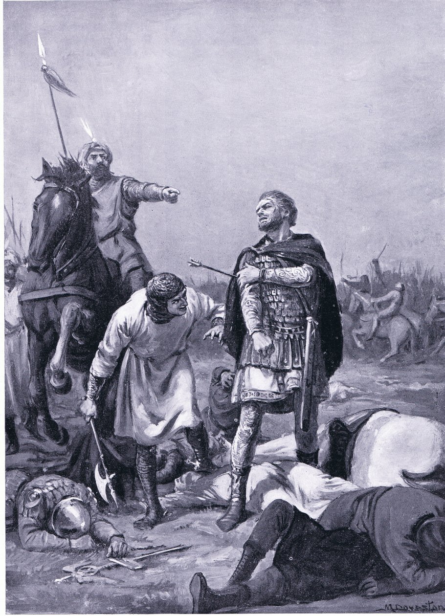 Gefangennahme des Kaisers Romanus Diogenes durch Alp Arslan im Jahr 1071 von Margaret Dovaston