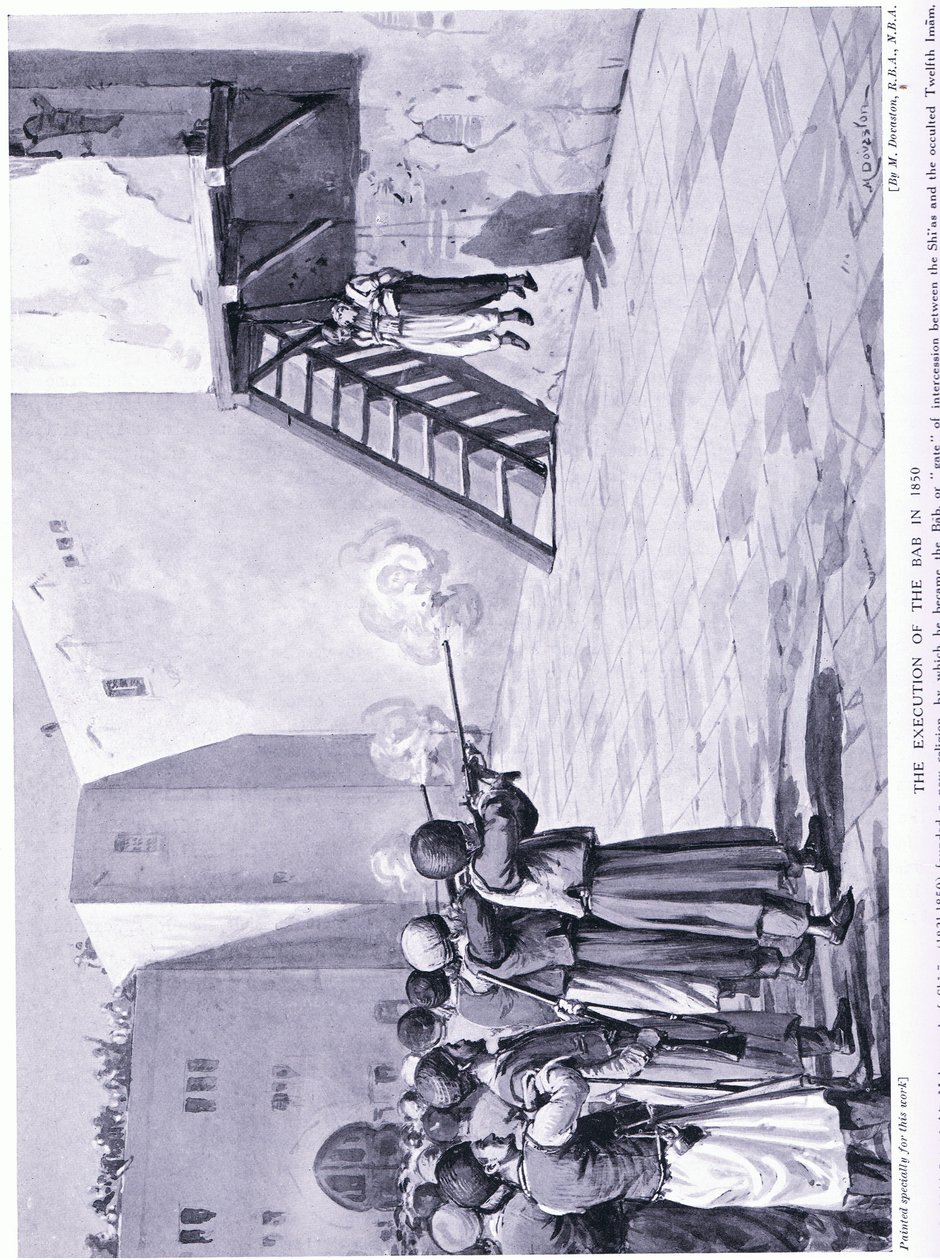 Die Hinrichtung des Bab im Jahr 1850 n. Chr. von Margaret Dovaston