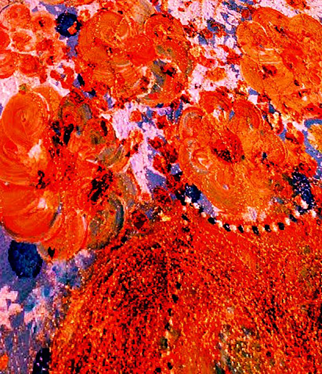 Orange Blütenpracht von Margareta Uliarte