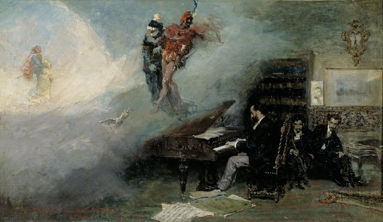 Fantasie über Faust, 1866 von Marià Fortuny