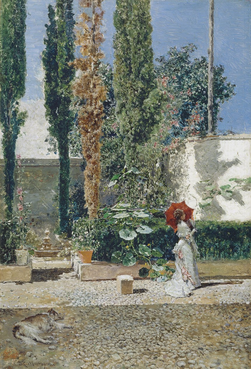 Garten des Hauses Fortuny, 1872 von Marià Fortuny