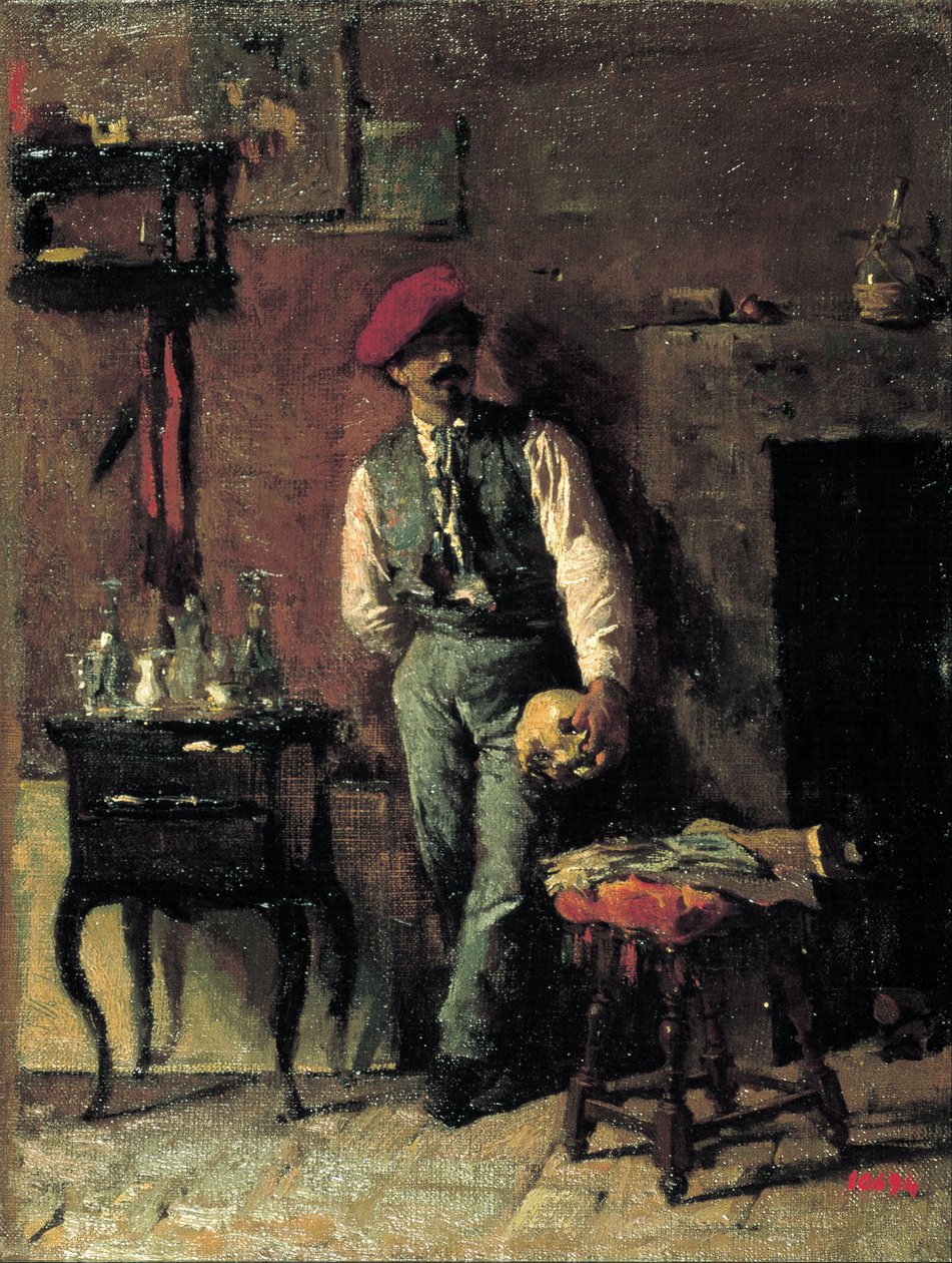 Porträt des Malers Joaquim Agrassot von Marià Fortuny Marsal