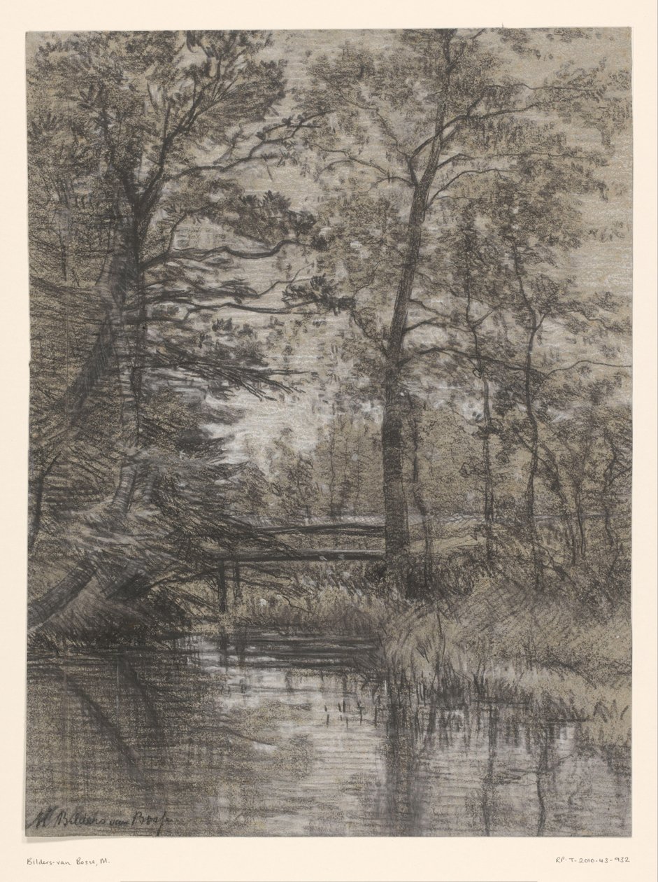 Teich im Wald von Maria Bilders van Bosse (signed by artist)