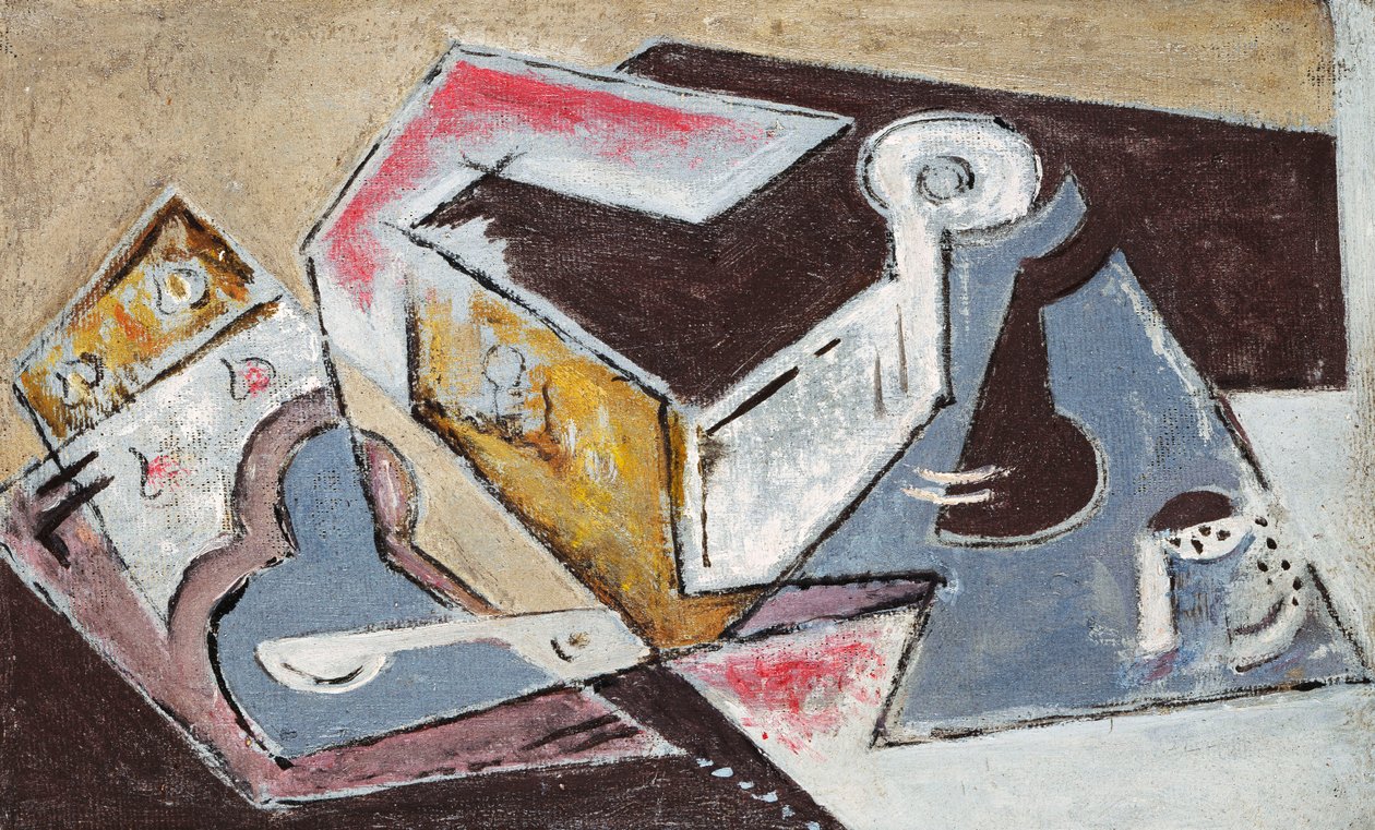 Kubistische Komposition; Composition Cubiste, um 1918 von Maria Blanchard