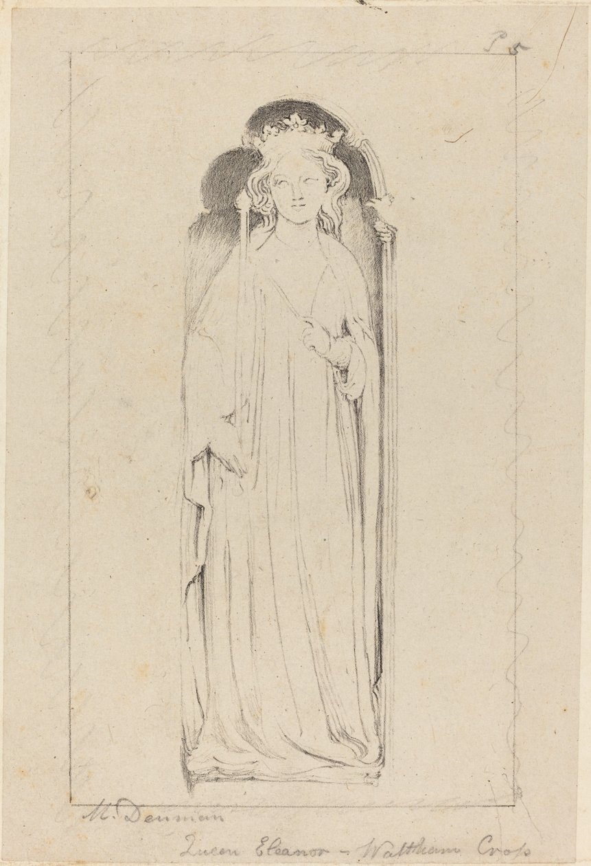 Königin Eleonore, von Waltham Cross von Maria Denman after John Flaxman