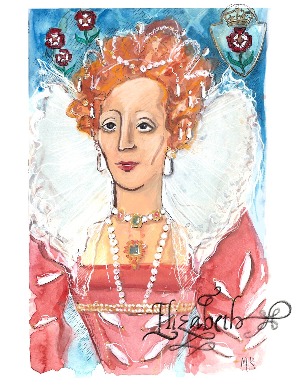 Königin Elizabeth I. von Marianna Kulukundis