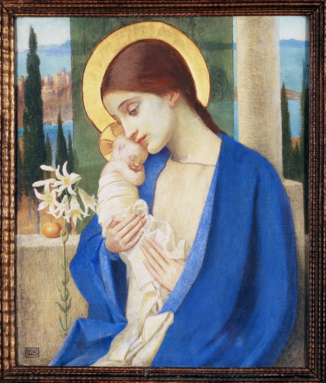 Madonna mit Kind, ca. 1905 von Marianne Stokes