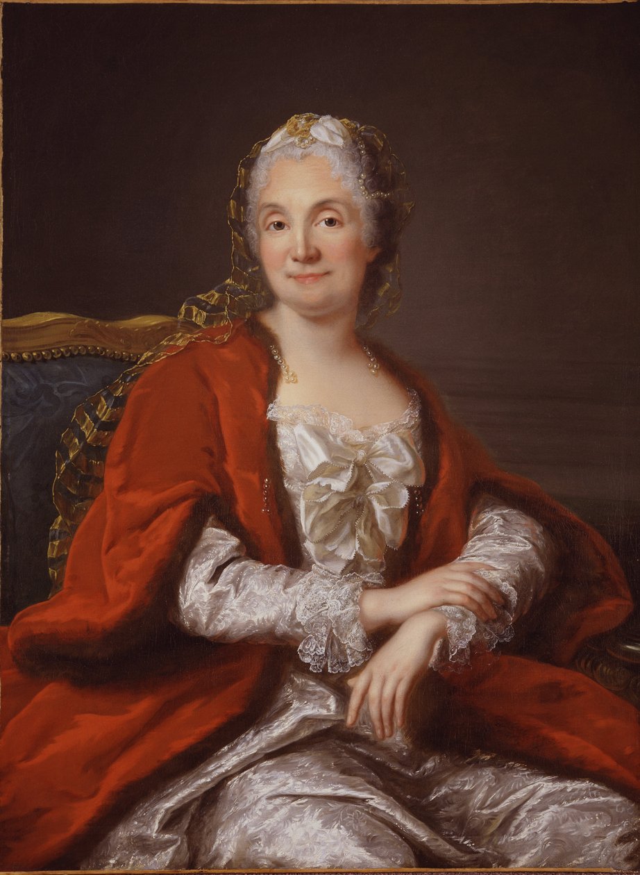 Porträt von Madame Geoffrin von Marianne Loir