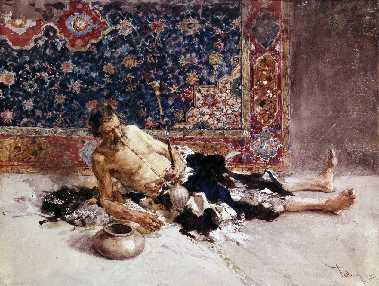 Der Opiumraucher von Mariano Fortuny y Marsal