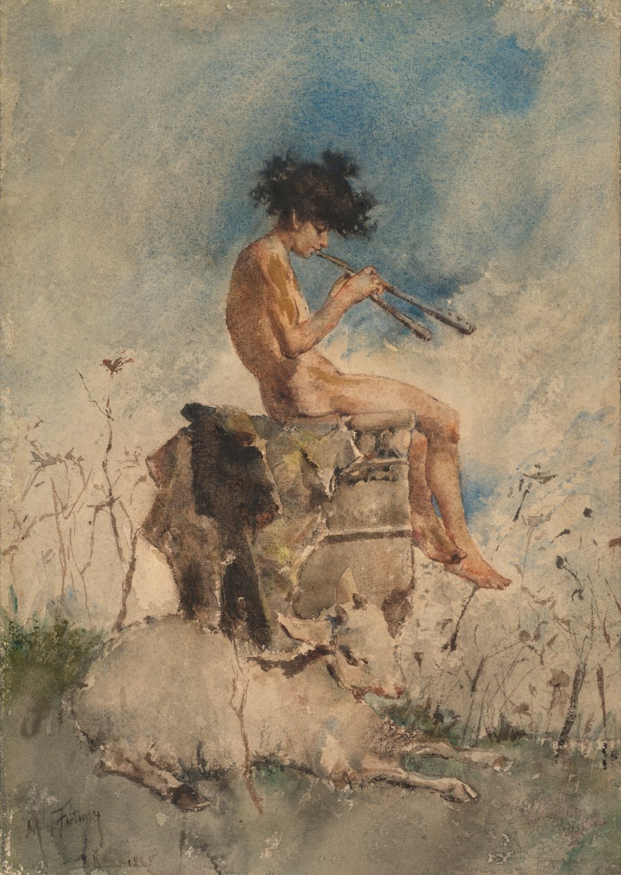 Die Panflöten von Mariano Fortuny y Marsal