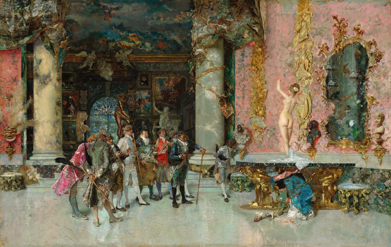 Die Wahl eines Modells von Mariano José María Bernardo Fortuny y Carbó