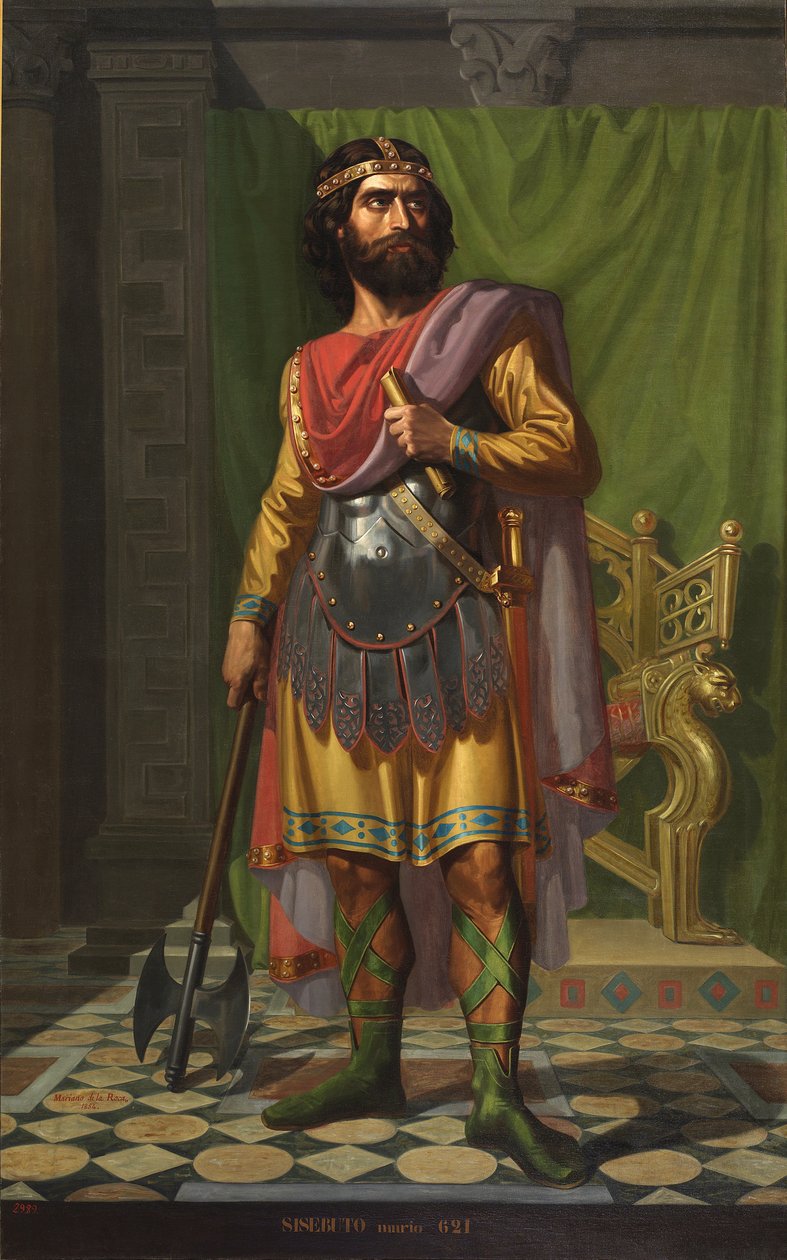 Porträt des westgotischen Königs Sisebut von Mariano de la Roca y Delgado