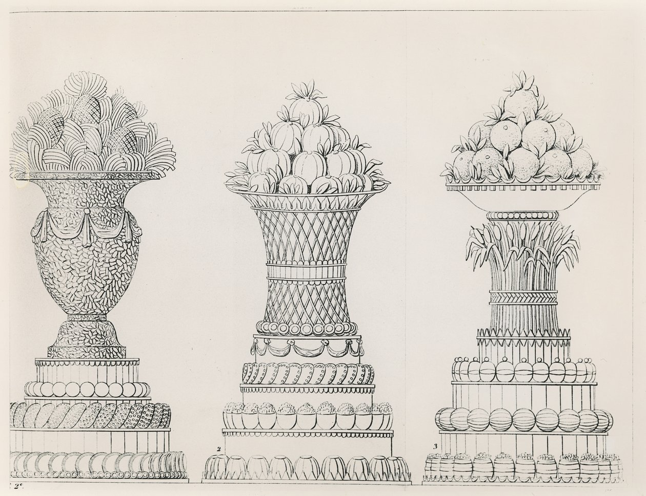 Entwürfe von Antoine Careme von Marie Antoine Careme
