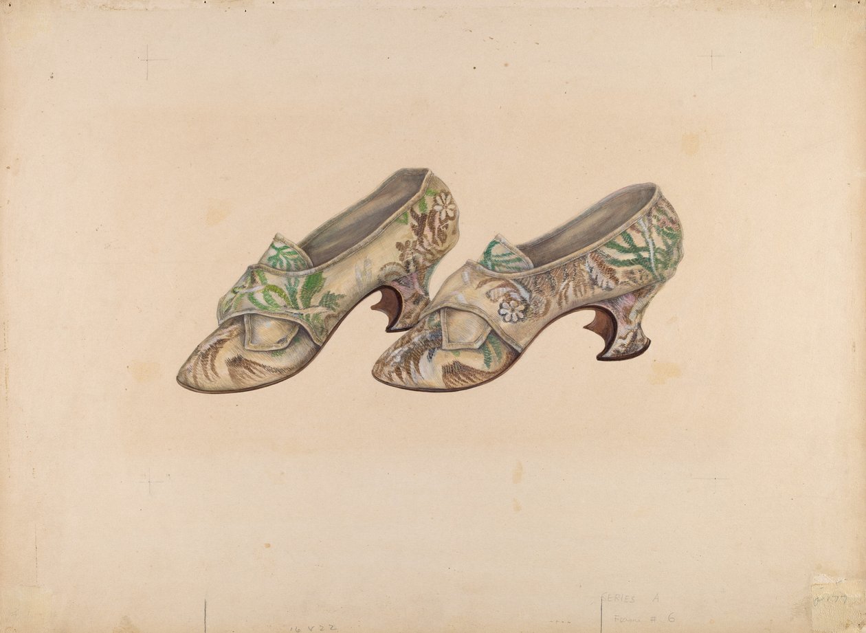Damenschuhe, ca. 1939 von Marie Alain