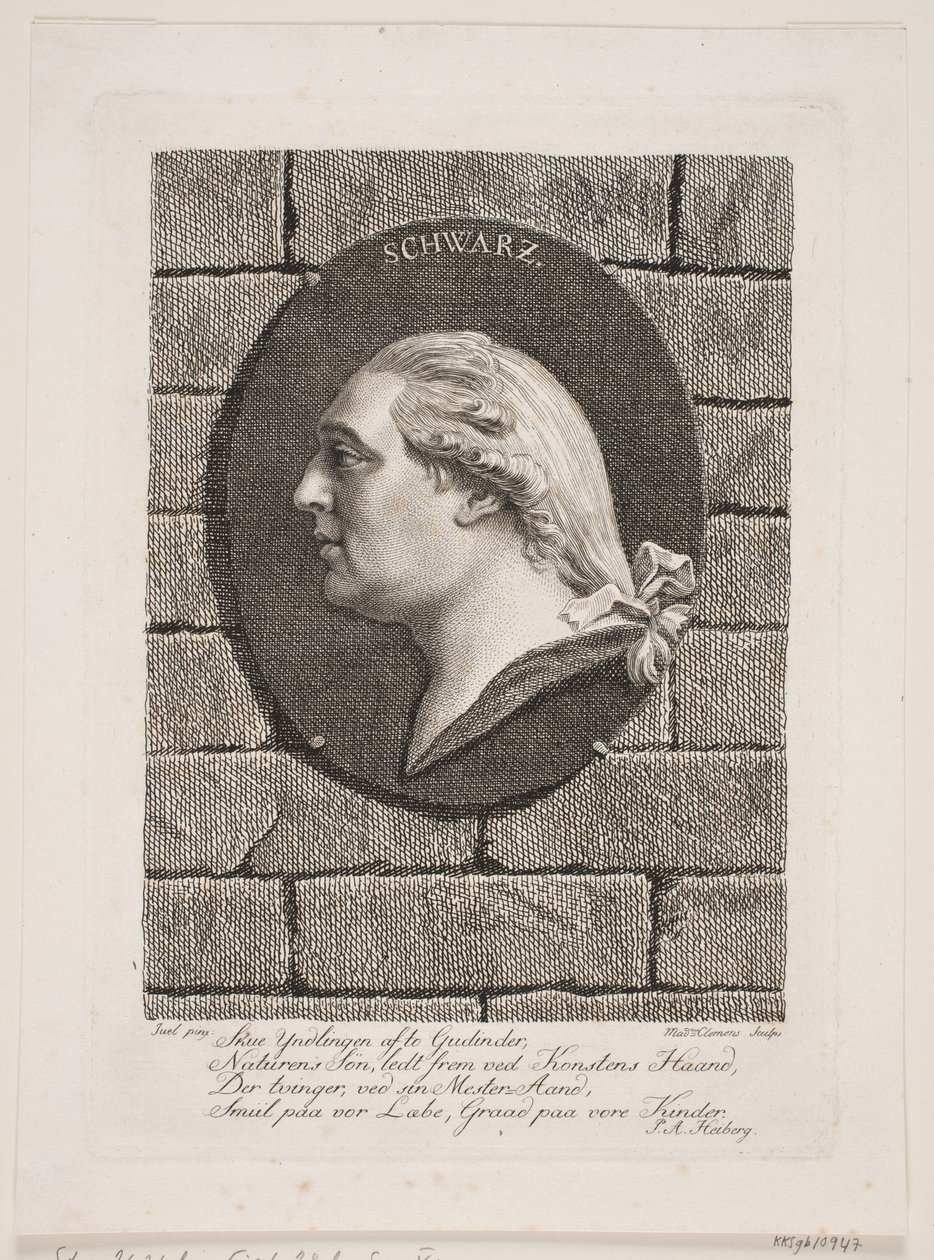 Schauspieler F. Schwartz von Marie Jeanne Clemens