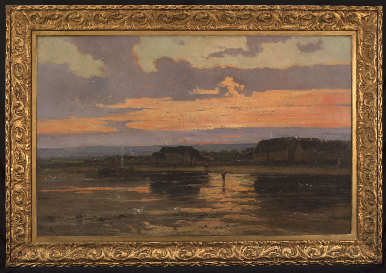 Einsamkeit am Abend: Morsalines (Manche), ca. 1887 von Marie Joseph Leon Clavel Iwill