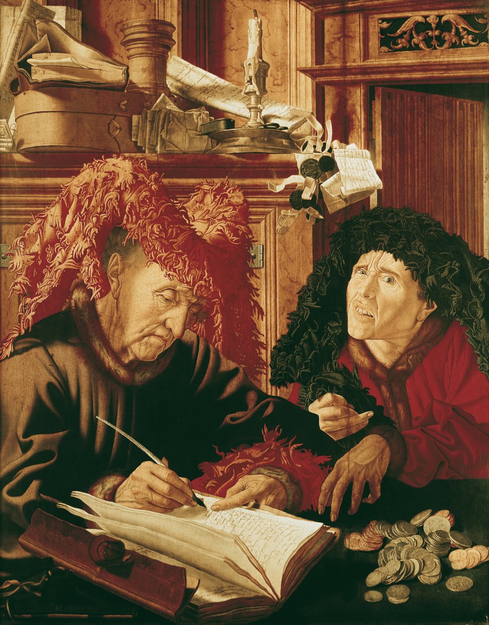 Zwei Steuereintreiber, c.1540 von Marinus van Roejmerswaelen